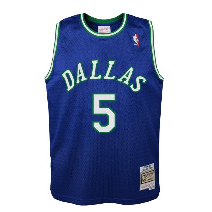 Jason Kidd Dallas Mavericks Mitchell & Ness Blue 1994-95 Hardwood Classics Swingman Jersey - image 2