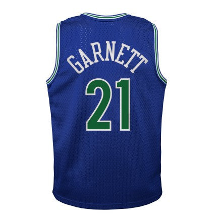 Minnesota Timberwolves Kevin Garnett Mitchell & Ness Blue 1995-96 Hardwood Classics Swingman Jersey - image 3