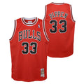 Chicago Bulls Scottie Pippen Mitchell & Ness Red Hardwood Classics Swingman Jersey - image 1