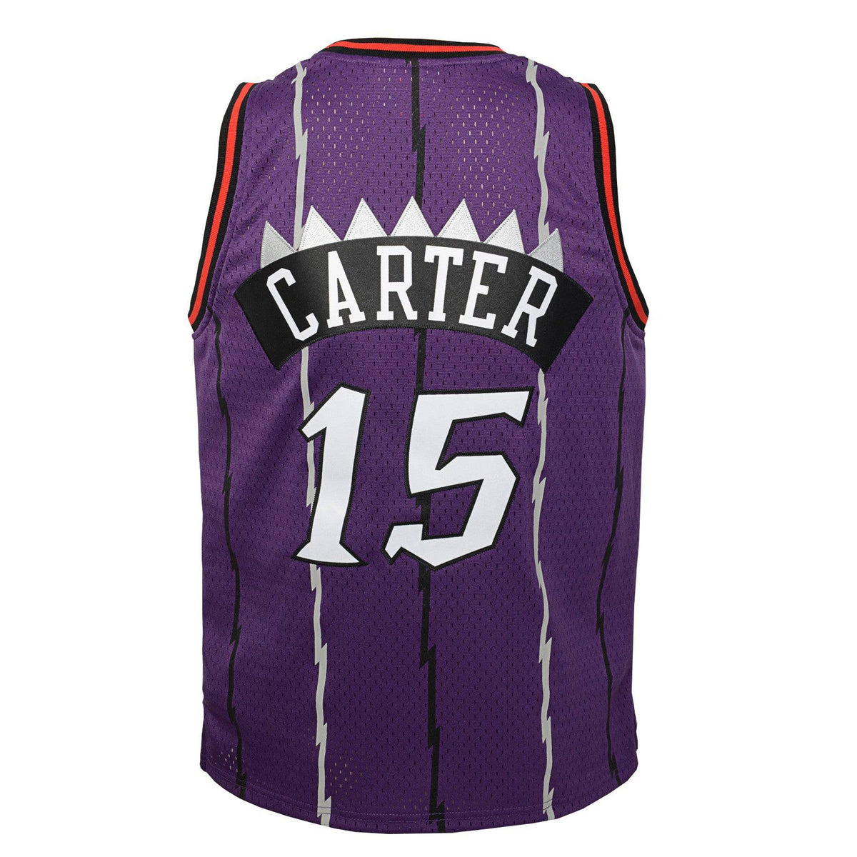Toronto Raptors Vince Carter Mitchell & Ness Purple Hardwood Classics Jersey - image 3