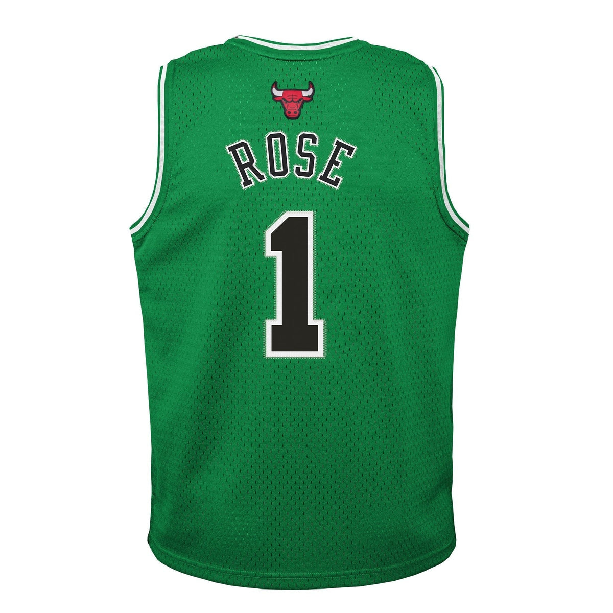 Chicago Bulls Derrick Rose Mitchell & Ness Kelly Green St. Patricks Day Hardwood Classics Swingman Jersey - image 3