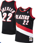 Portland Trail Blazers Clyde Drexler 1991-92 Mitchell & Ness Black Basketball Jersey - image 1