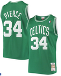Paul Pierce Boston Celtics 2007-08 Mitchell & Ness Green Basketball Jersey - image 1