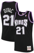 Sacramento Kings Vlade Divac 2000-01 Mitchell & Ness Black Basketball Jersey - image 1