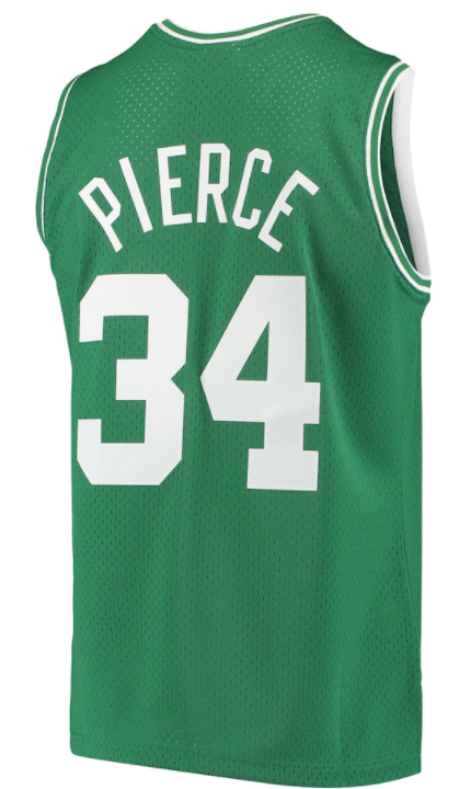 Paul Pierce Boston Celtics 2007-08 Mitchell & Ness Green Basketball Jersey - image 3
