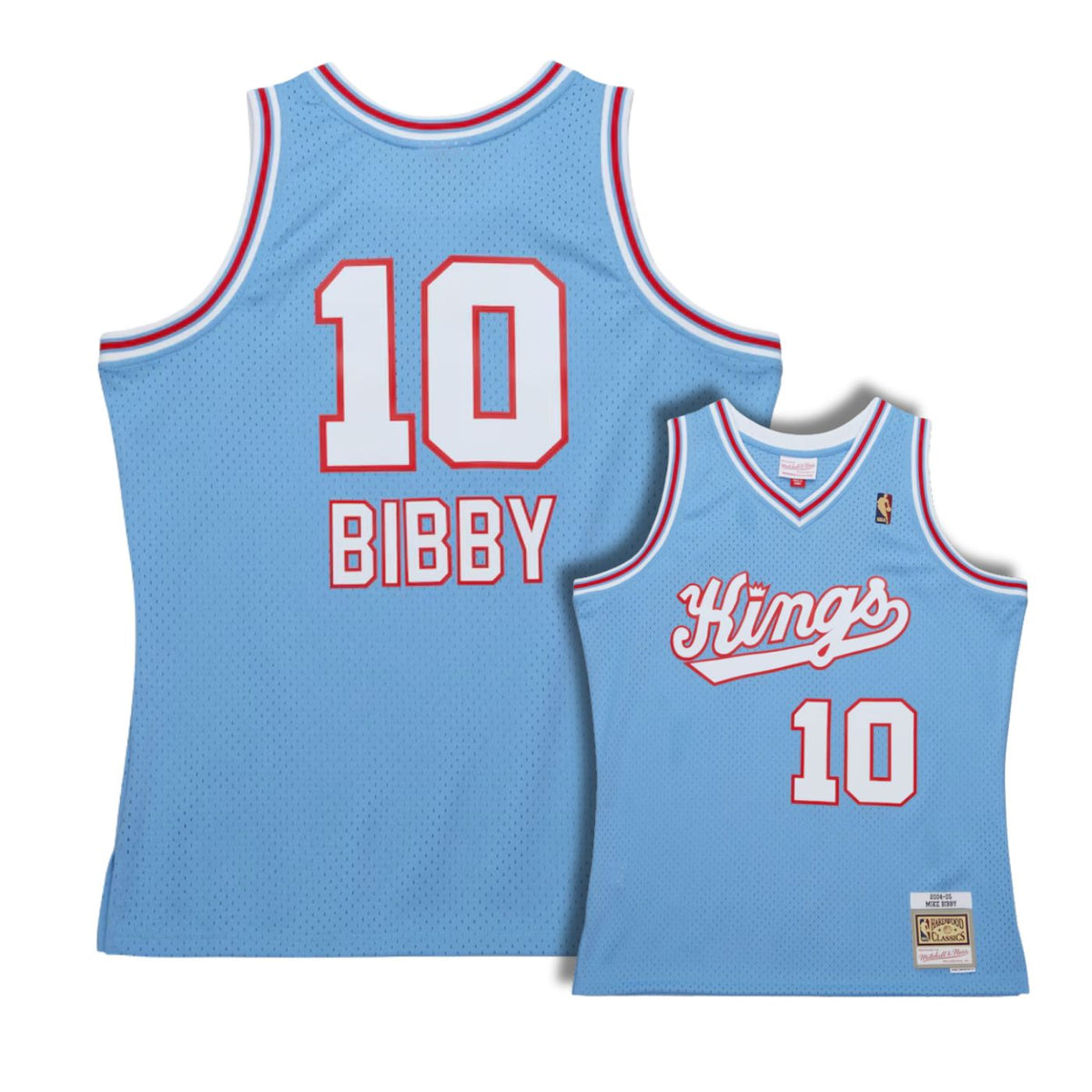 Sacramento Kings Mike Bibby Blue 2004-05 Hardwood Classics Swingman Jersey - image 1