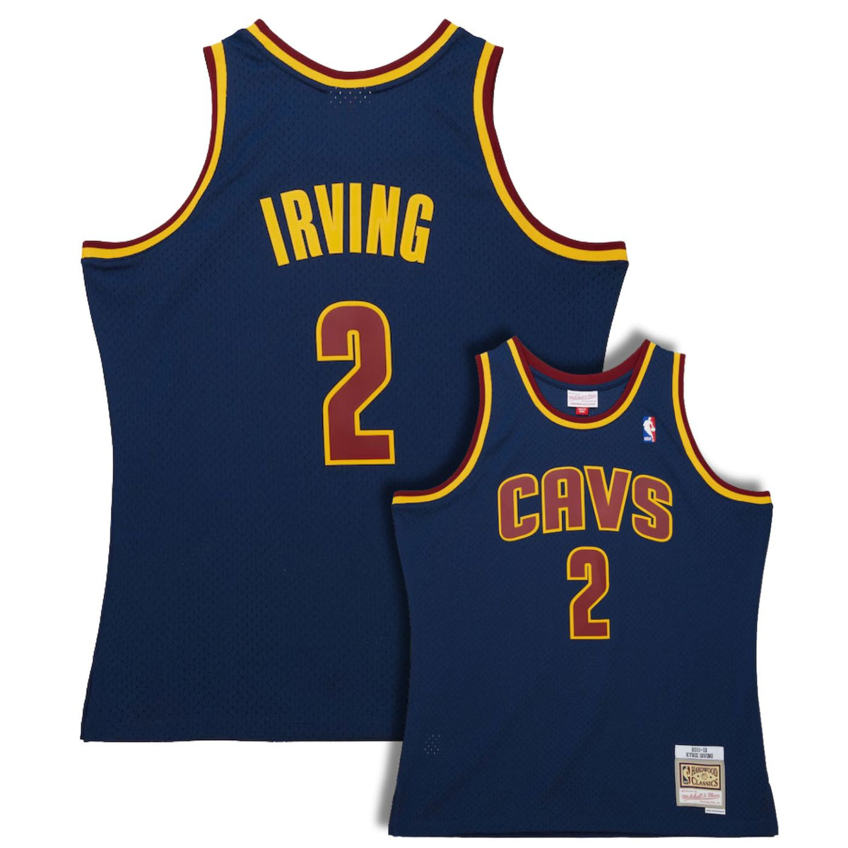 Cleveland Cavaliers Kyrie Irving Navy 2011-12 Hardwood Classics Swingman Jersey - image 1