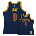 Cleveland Cavaliers Kevin Love Navy 2015-16 Hardwood Classics Swingman Jersey - image 1