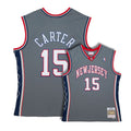 New Jersey Nets Vince Carter Gray 2004-05 Hardwood Classics Swingman Jersey - image 1