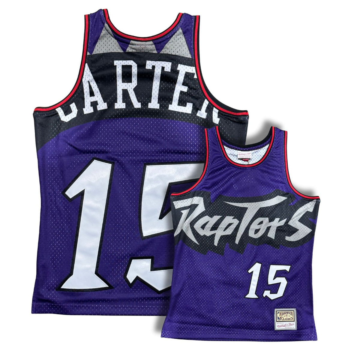 Toronto Raptors Vince Carter Purple 1998-99 Hardwood Classics Maxxout Jersey - image 1