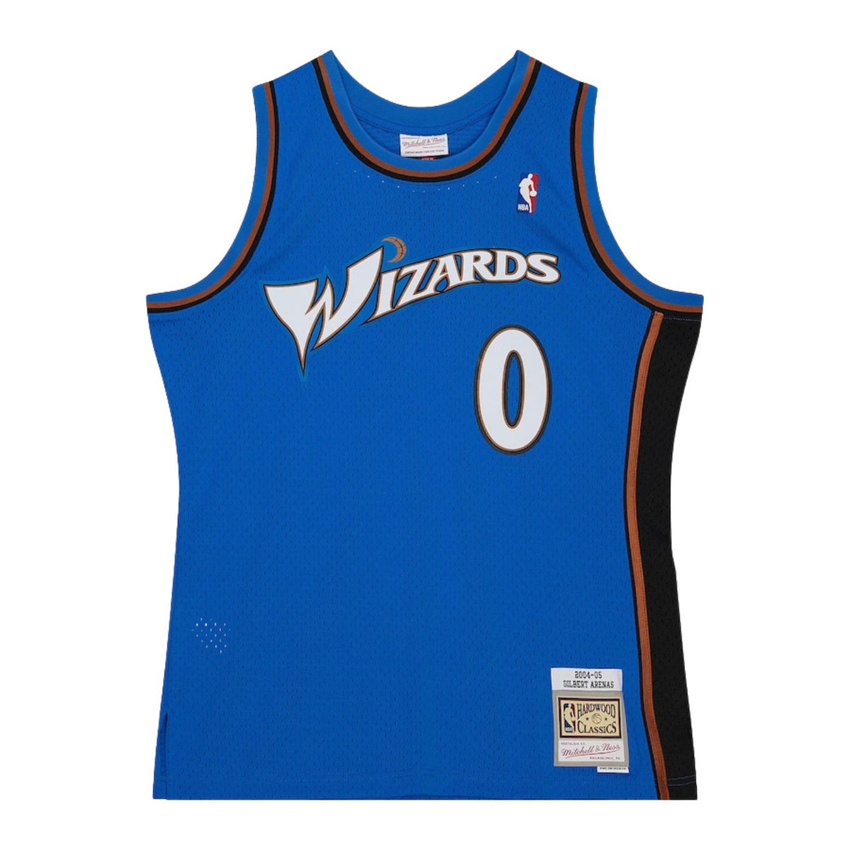 Washington Wizards Gilbert Arenas Blue 2004-05 Hardwood Classics Swingman Jersey - image 3