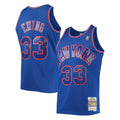 New York Knicks Patrick Ewing Blue 1996-97 Hardwood Classics Swingman Jersey - image 1