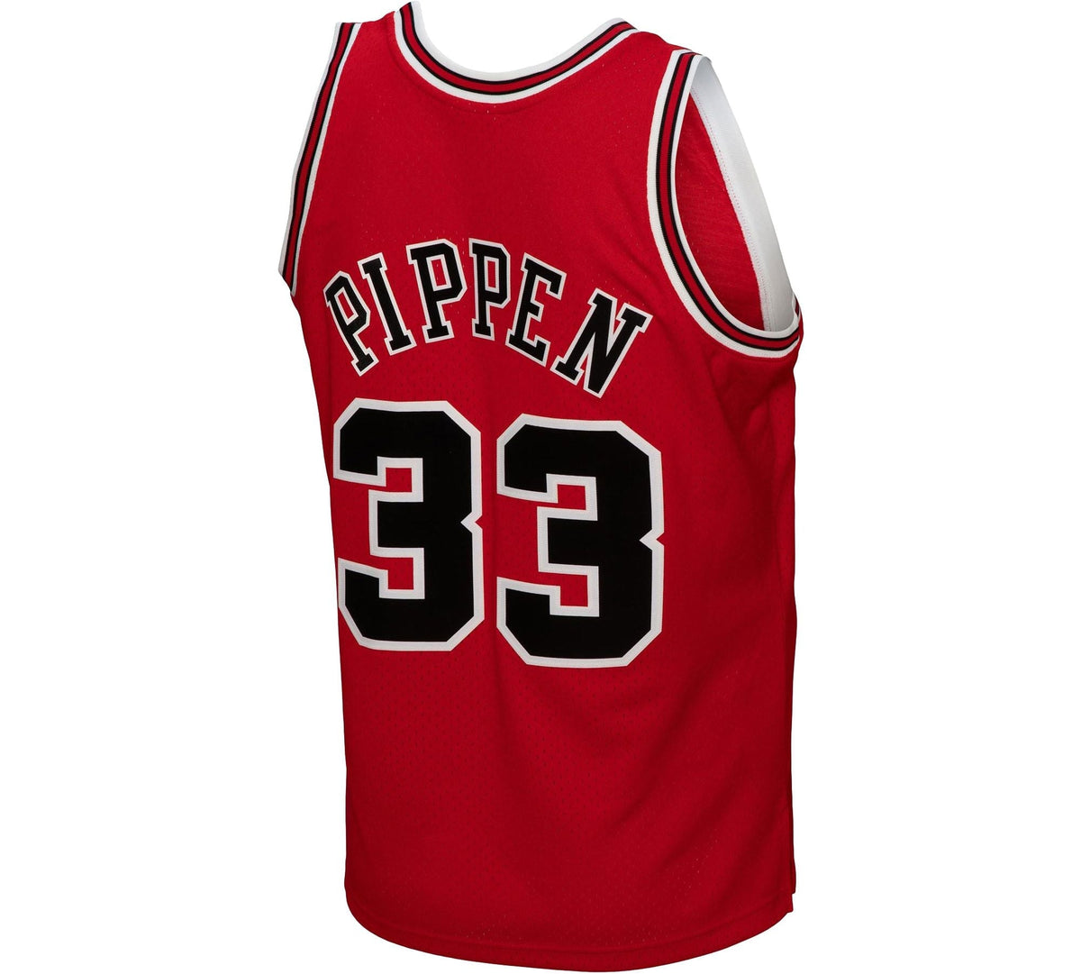 Mens Chicago Bulls Scottie Pippen Mitchell & Ness Red 2003 Hardwood Classics Swingman Jersey - image 3