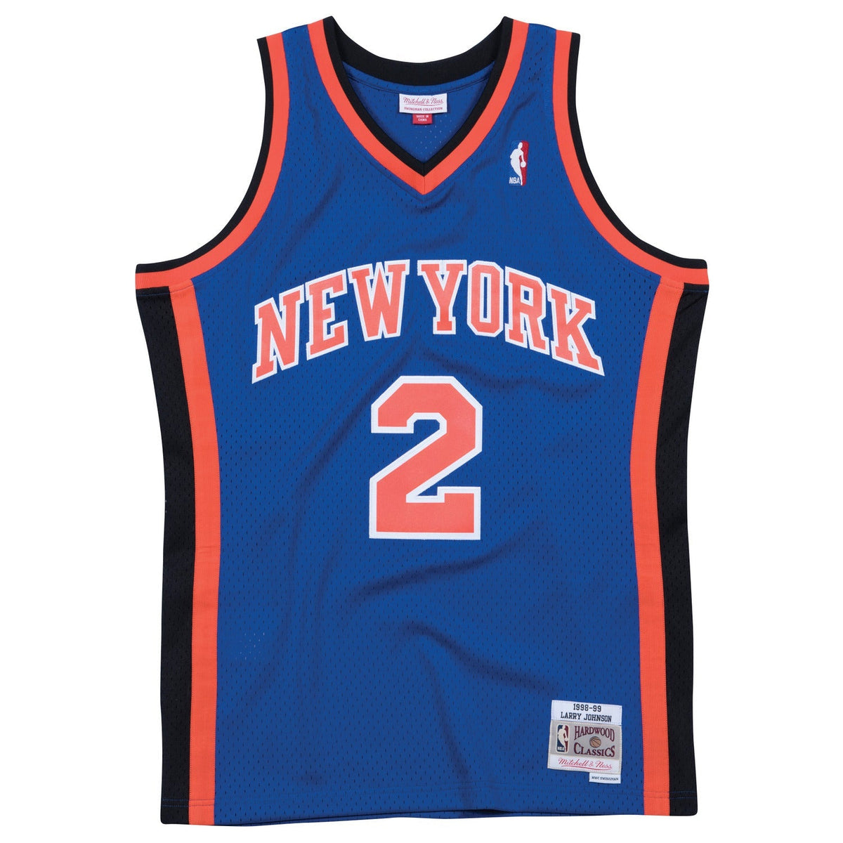 Mitchell & Ness Knicks 1998 Larry Johnson Road Jersey - image 2