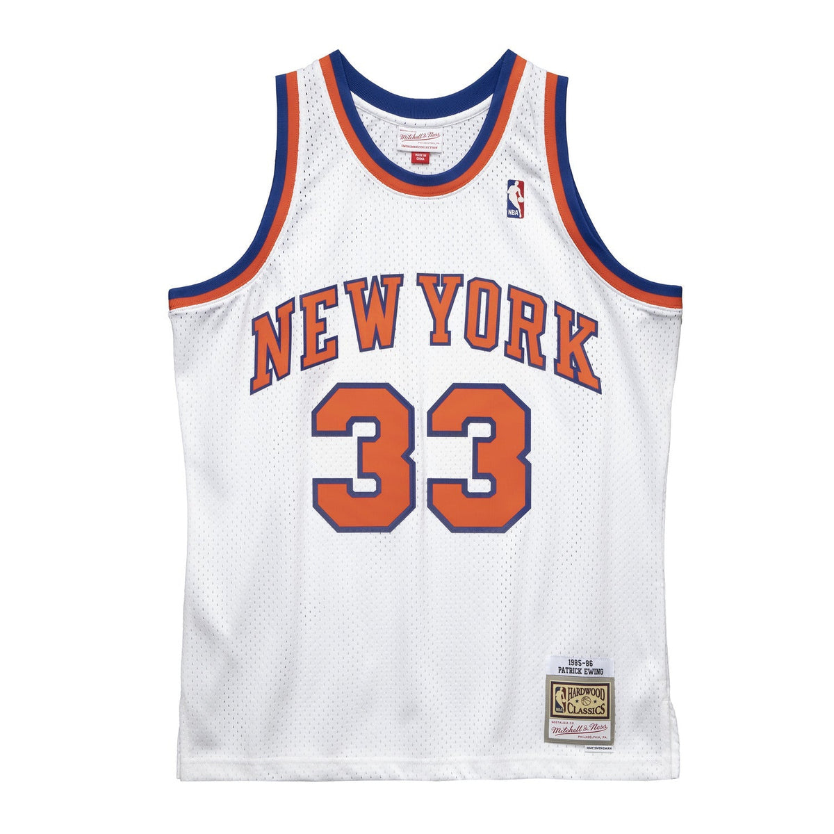 Patrick Ewing Mitchell & Ness 1985 White Swingman Jersey - image 2