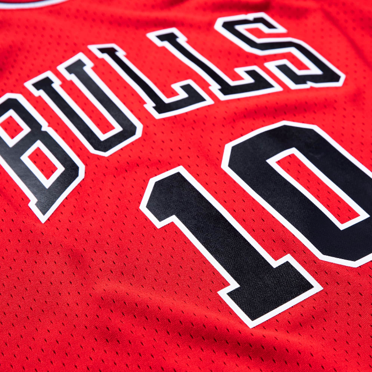 Mens Chicago Bulls B.J. Armstrong Mitchell & Ness Red 1990-91 Hardwood Classics Swingman Jersey - image 6