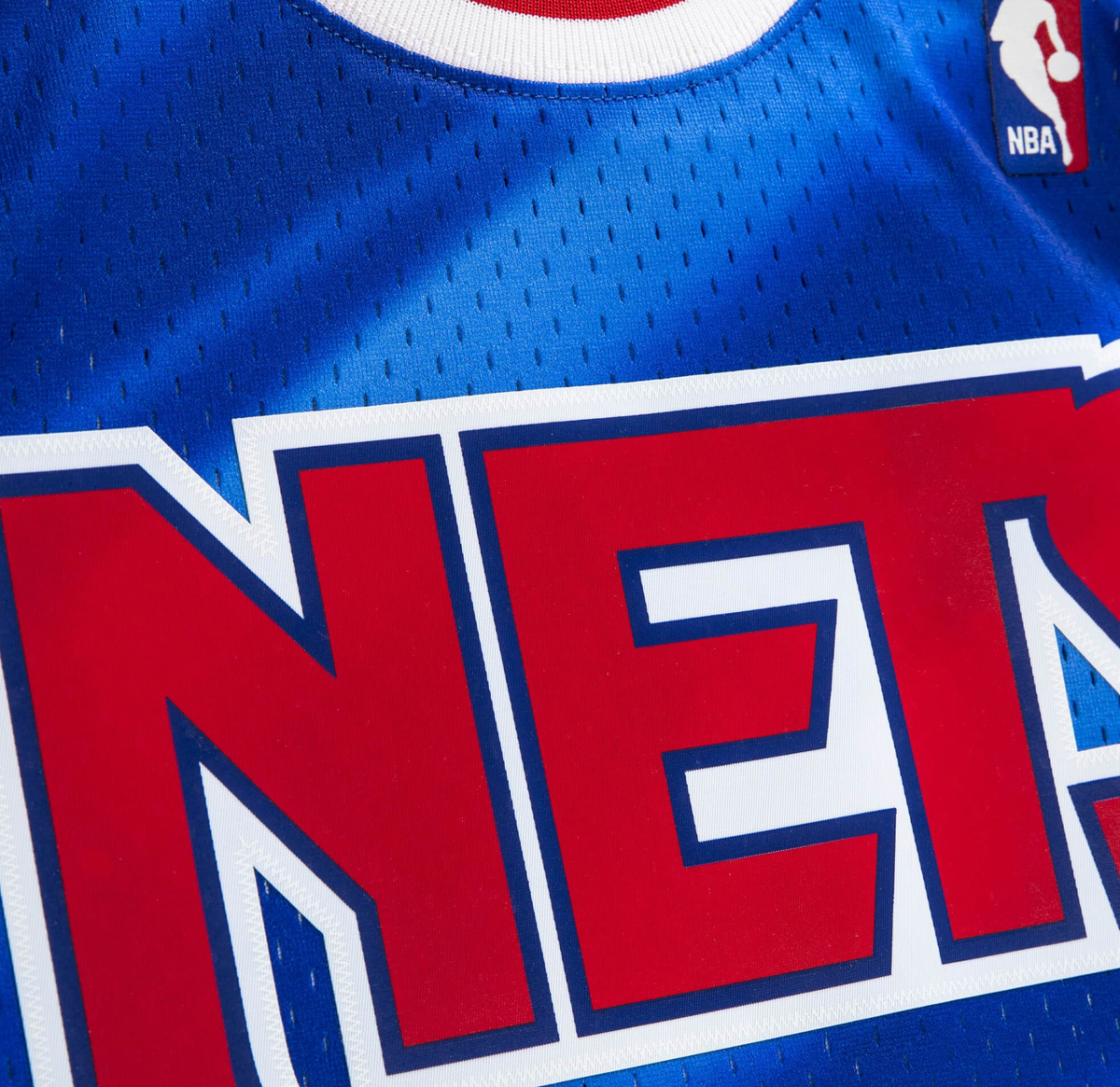 Men's Derrick Coleman New Jersey Nets Mitchell & Ness 1990-91 Hardwood Classics Swingman Jersey - Blue - image 4