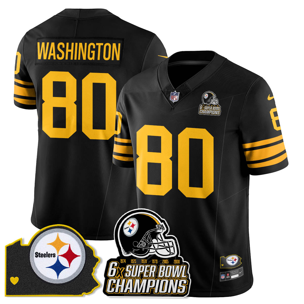 PIT 6-Time Champions Patch Vapor Limited Jersey - image 38