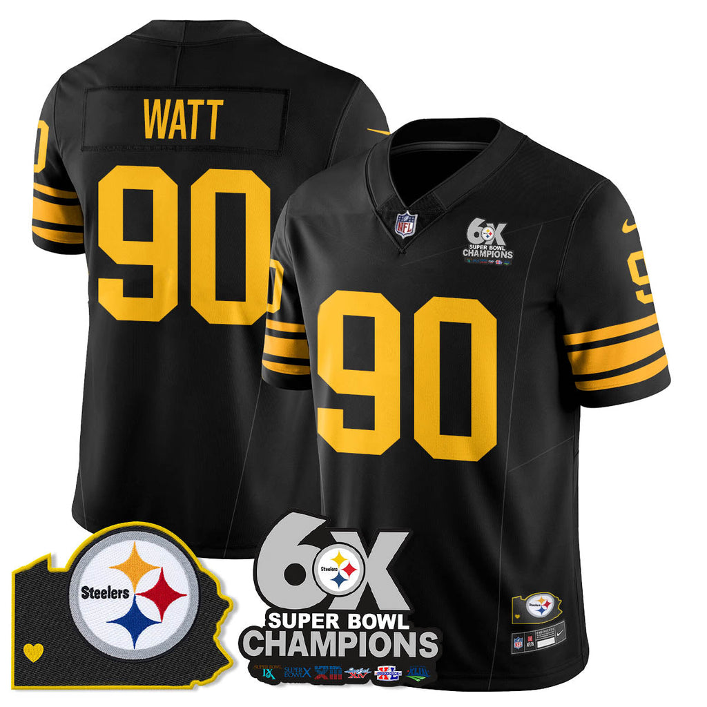 PIT 6-Time Champions Patch Vapor Limited Jersey - image 1