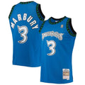 Stephon Marbury Minnesota Timberwolves 1996 Magic Blue Swingman Basketball Jersey - image 1
