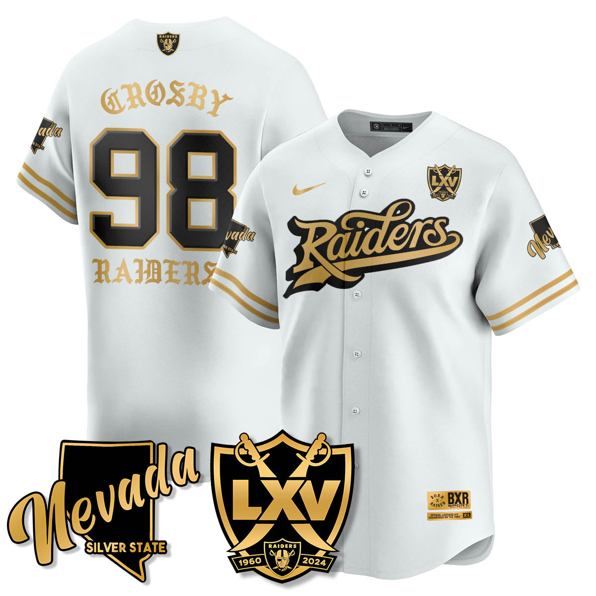 LVR Born x Raised Baseball Jersey - All Stitched - image 36