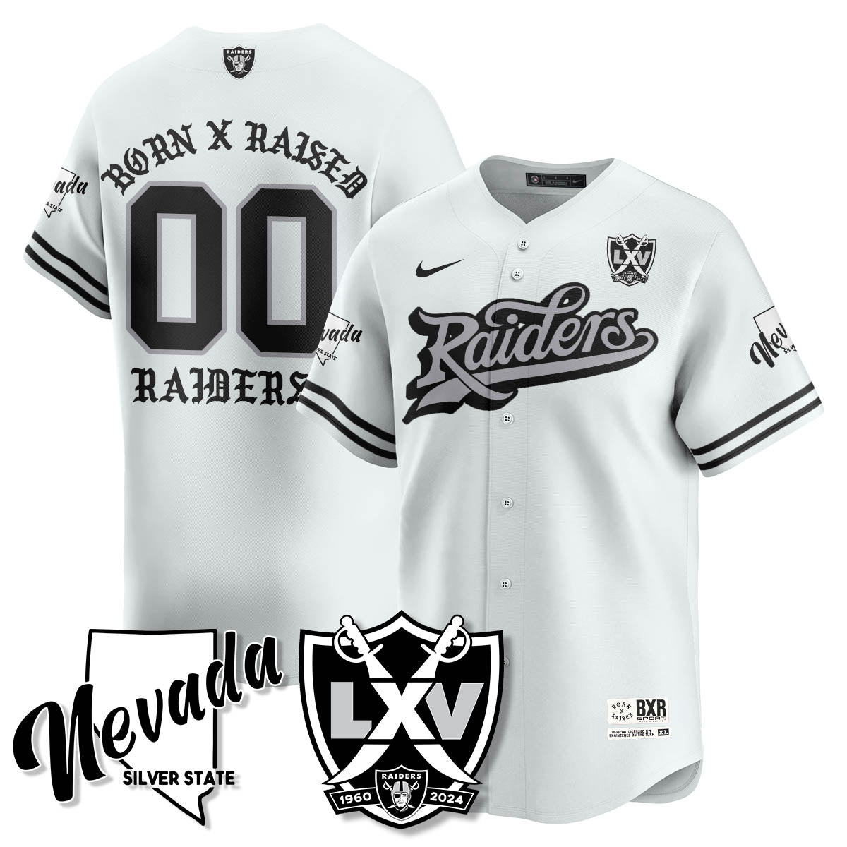 LVR Born x Raised Baseball Jersey - All Stitched - image 19