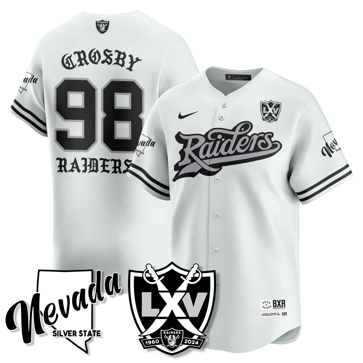LVR Born x Raised Baseball Jersey - All Stitched - image 18