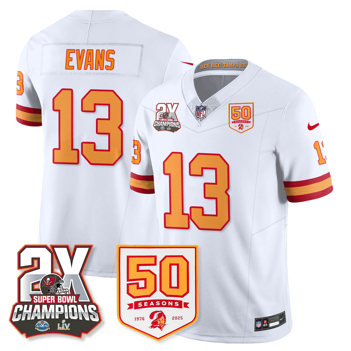 TB 2-Time Champions Patch Throwback Vapor Limited Jersey - image 21