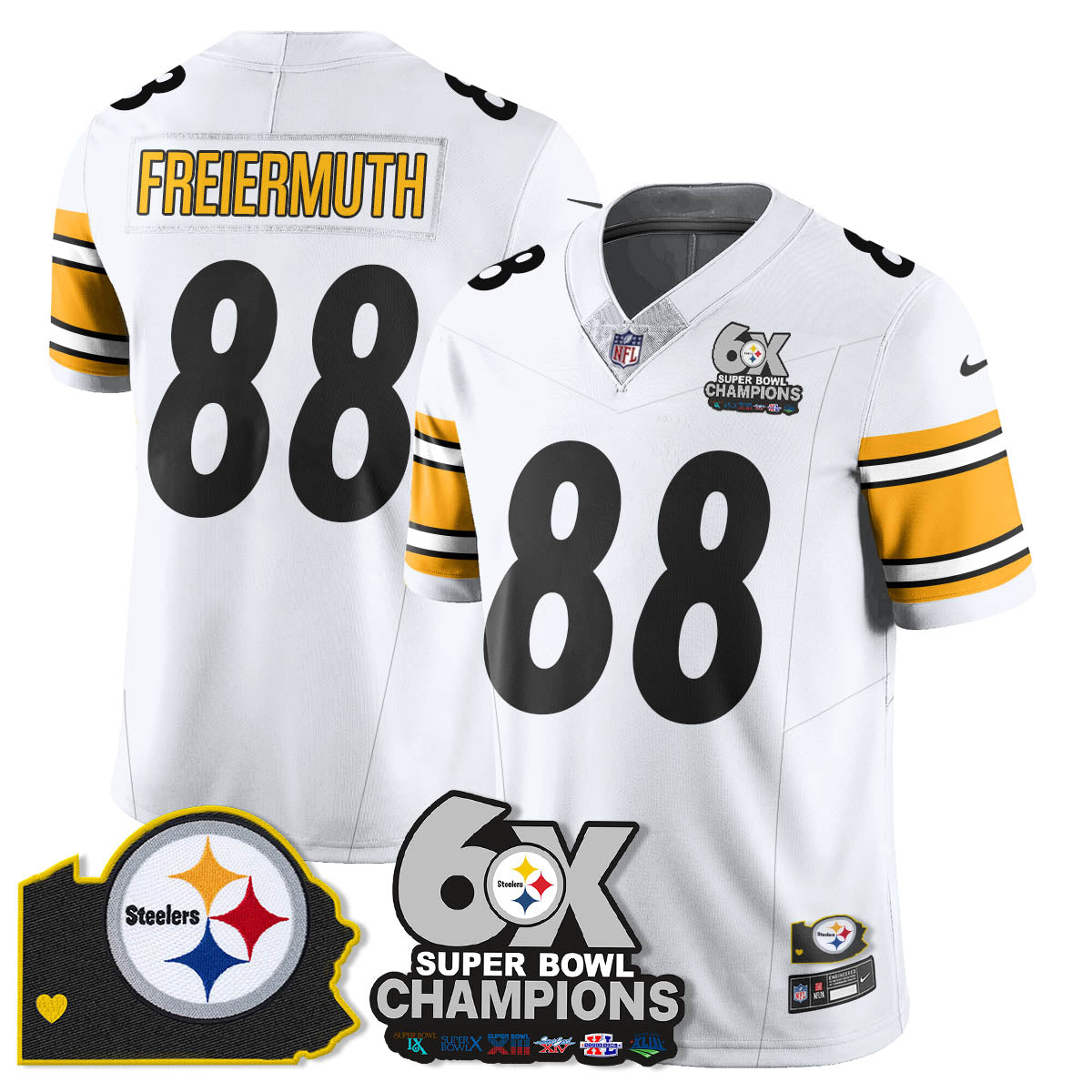 PIT 6-Time Champions Patch Vapor Limited Jersey - image 12
