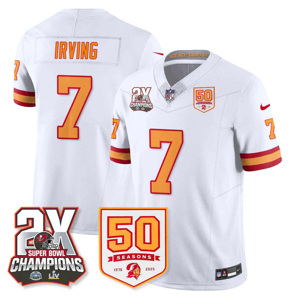 TB 2-Time Champions Patch Throwback Vapor Limited Jersey - image 22