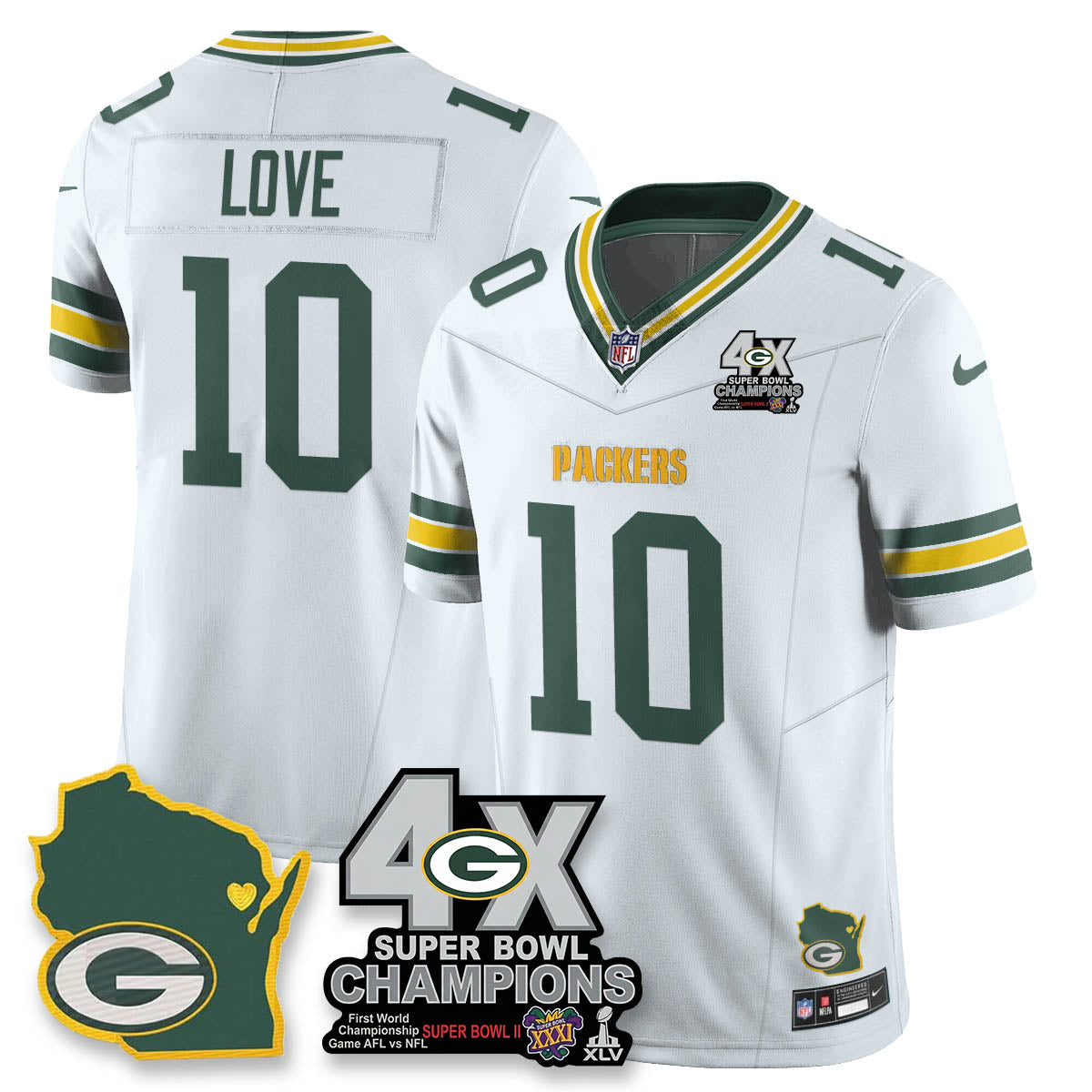 GB 4-Time Champions Patch Vapor Limited Jersey - image 29