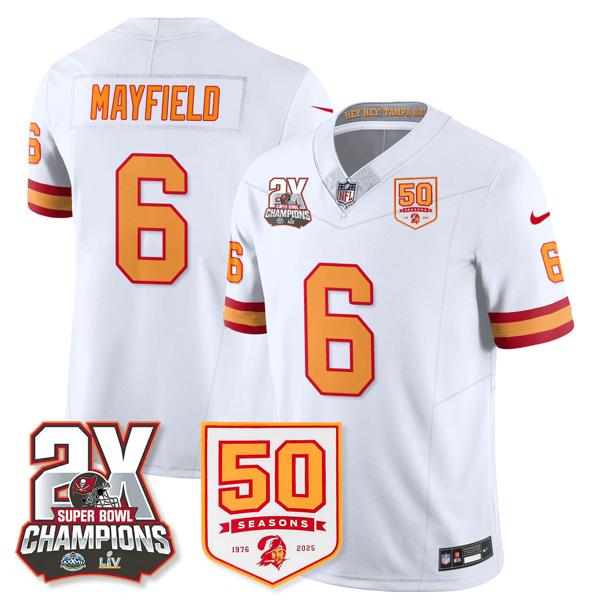 TB 2-Time Champions Patch Throwback Vapor Limited Jersey - image 20