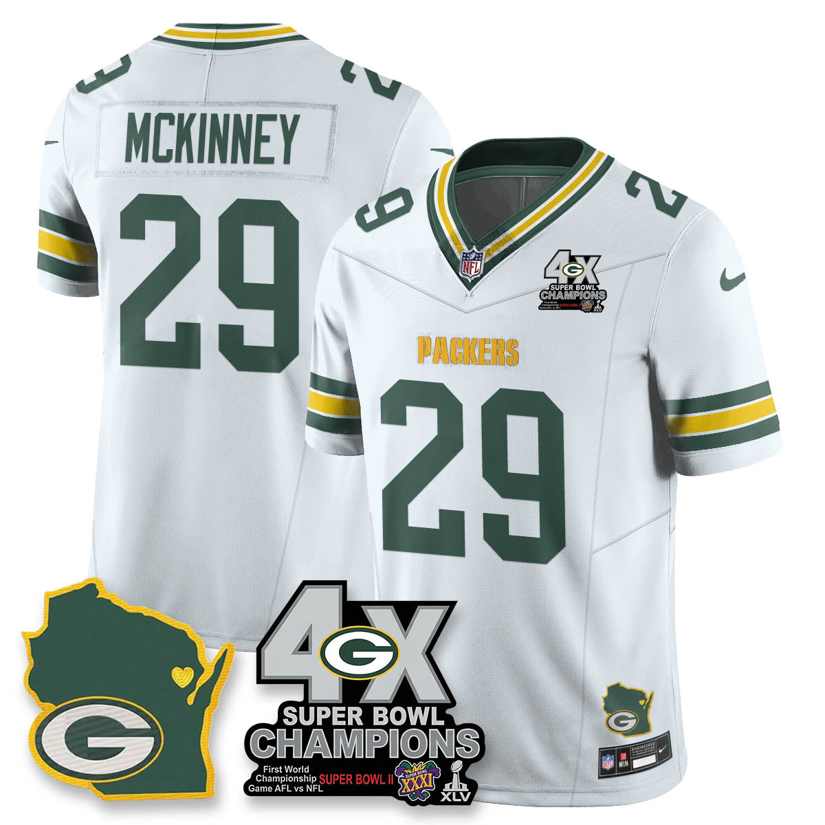 GB 4-Time Champions Patch Vapor Limited Jersey - image 32
