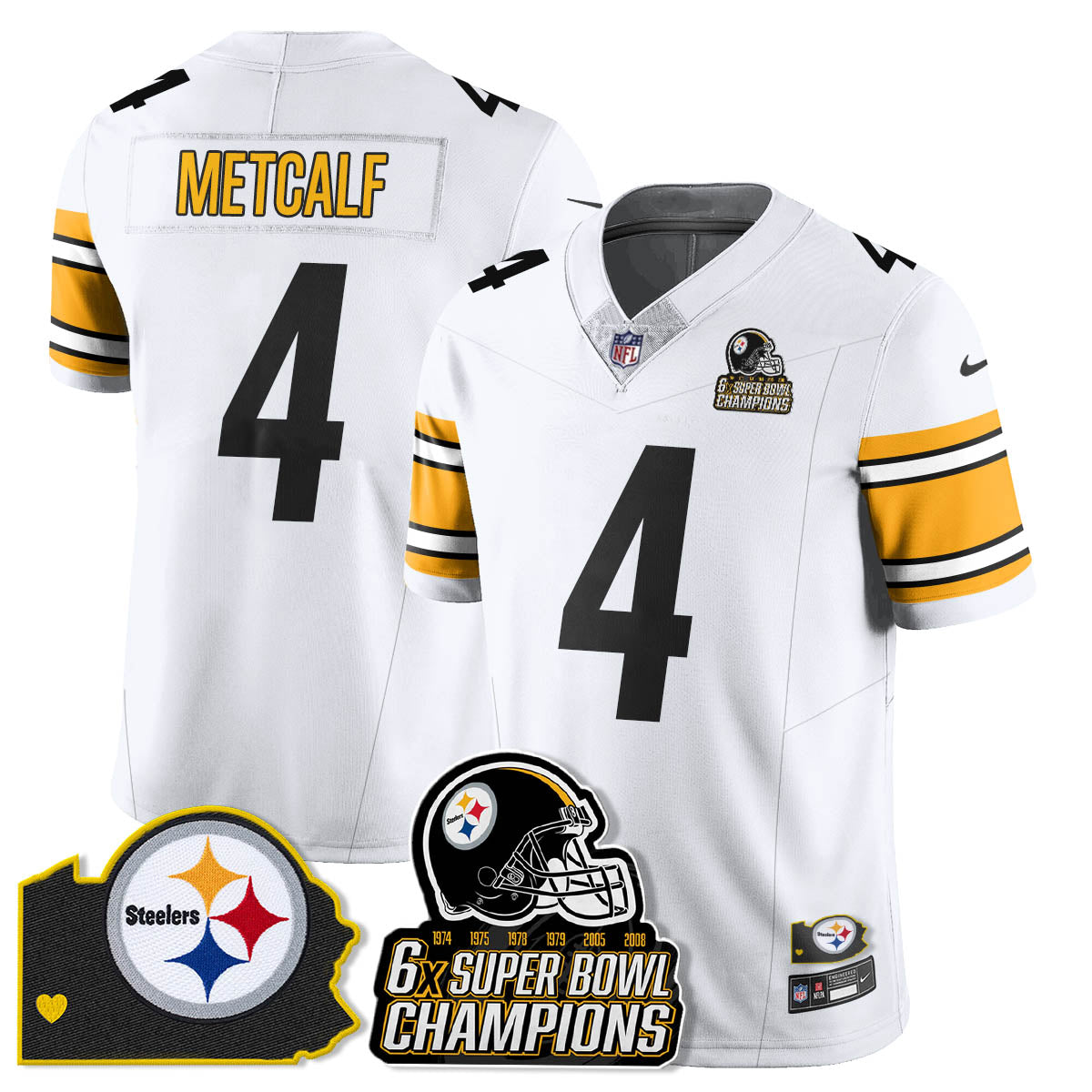 PIT 6-Time Champions Patch Vapor Limited Jersey - image 43