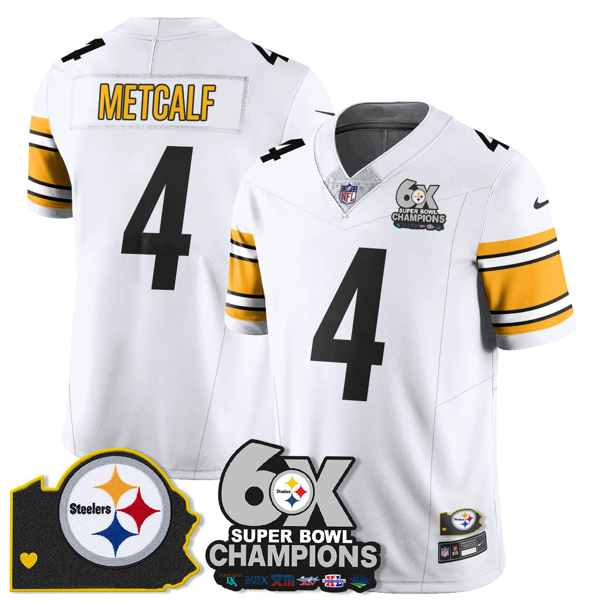 PIT 6-Time Champions Patch Vapor Limited Jersey - image 11