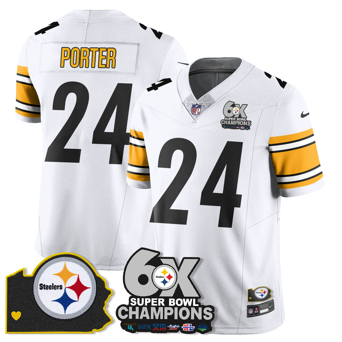 PIT 6-Time Champions Patch Vapor Limited Jersey - image 13