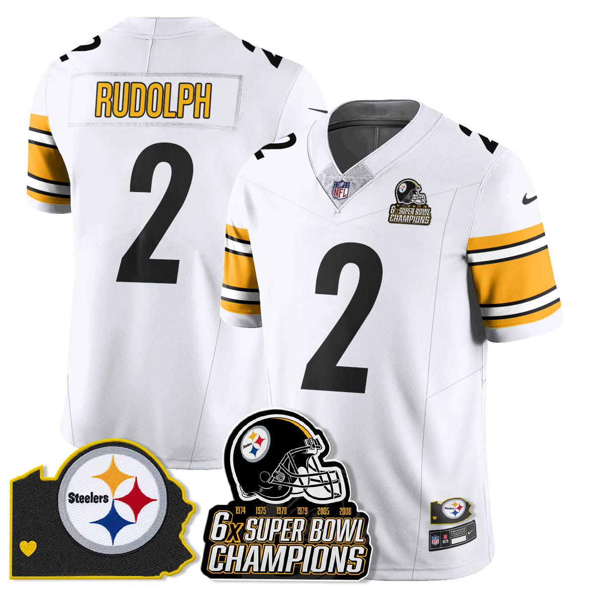 PIT 6-Time Champions Patch Vapor Limited Jersey - image 47