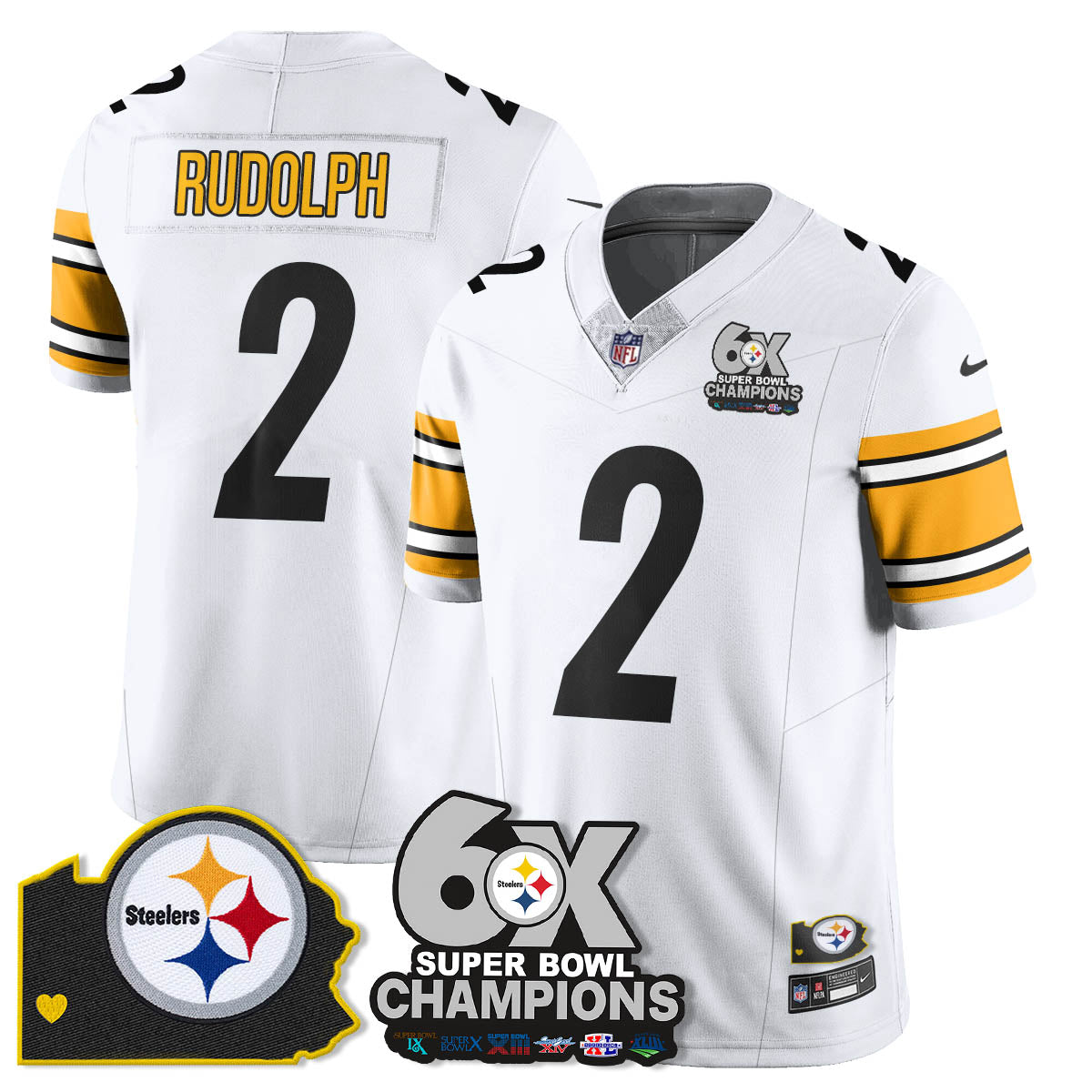 PIT 6-Time Champions Patch Vapor Limited Jersey - image 15