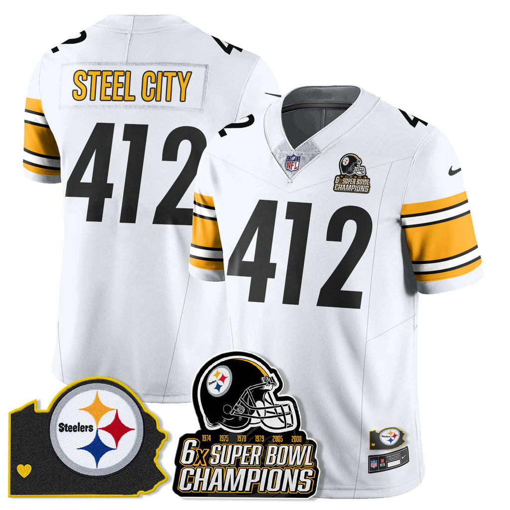 PIT 6-Time Champions Patch Vapor Limited Jersey - image 48