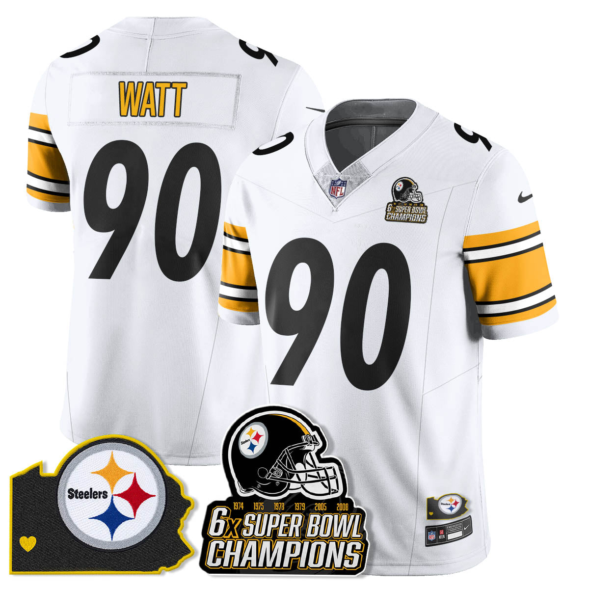 PIT 6-Time Champions Patch Vapor Limited Jersey - image 41
