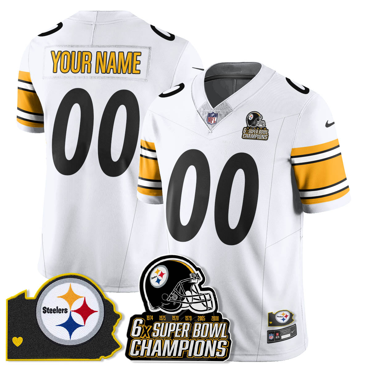 PIT 6-Time Champions Patch Vapor Limited Jersey - image 71