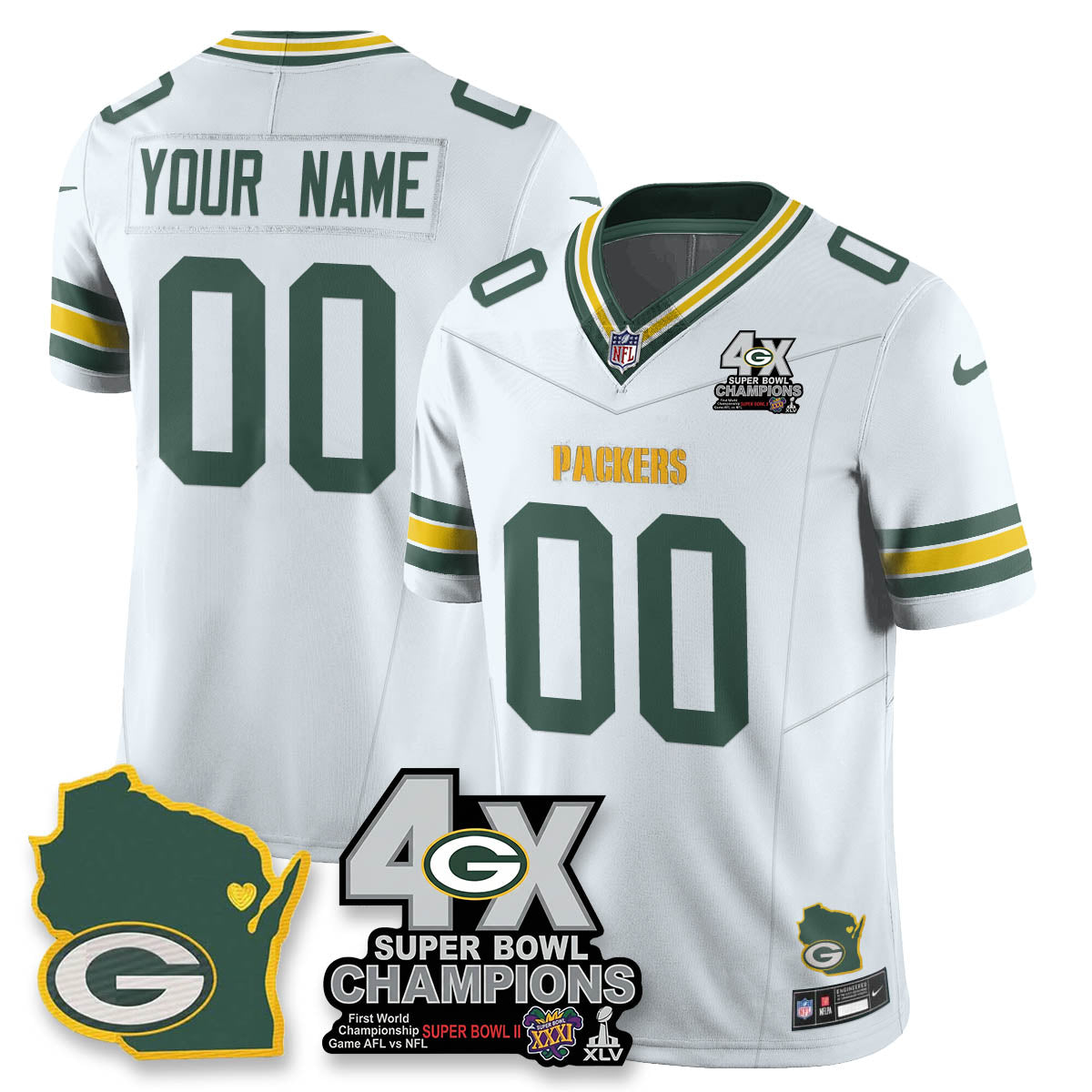 GB 4-Time Champions Patch Vapor Limited Jersey - image 47