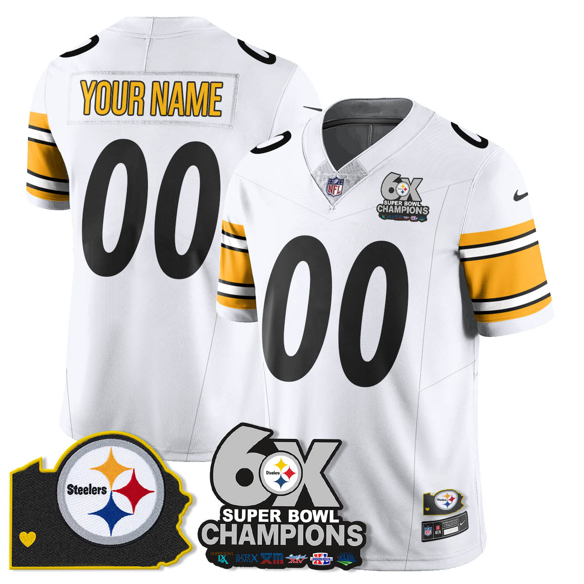PIT 6-Time Champions Patch Vapor Limited Jersey - image 72