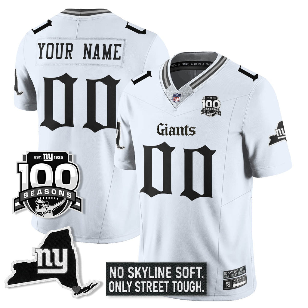 NYG 100th Seasons 'Gothic Gotham Edition' Vapor Limited Jersey - image 27