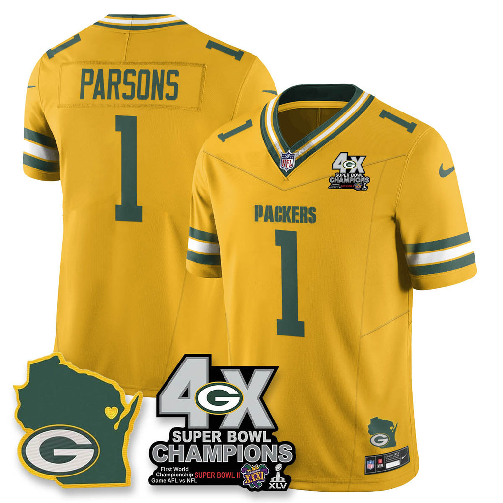GB 4-Time Champions Patch Vapor Limited Jersey - image 37