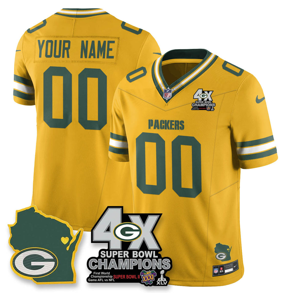 GB 4-Time Champions Patch Vapor Limited Jersey - image 48