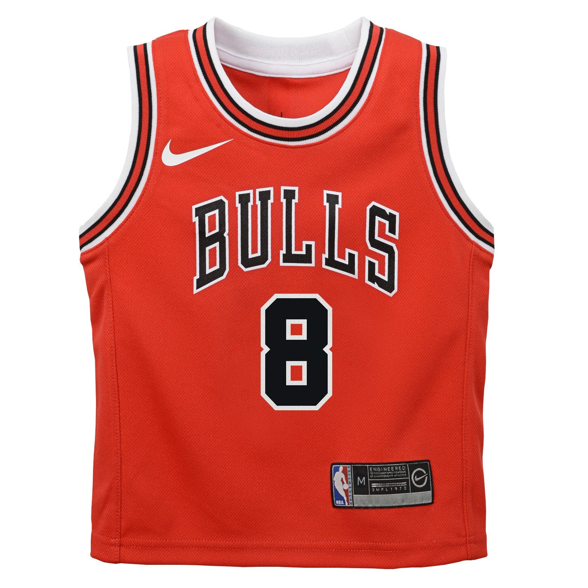 Preschool Chicago Bulls Zach Lavine Red Nike Swingman Icon Jersey - image 2