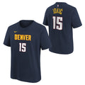 Nike Nikola Jokic Denver Nuggets Navy Icon Name & Number T-Shirt - image 1