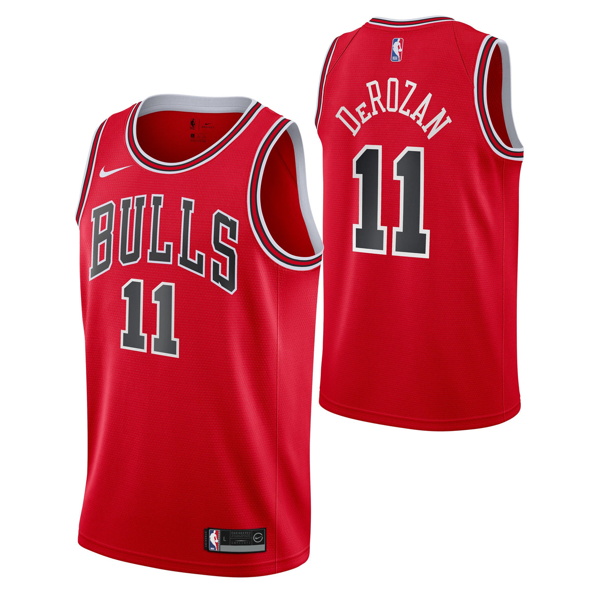 Chicago Bulls Demar Derozan Red Nike Swingman Icon Jersey - image 1