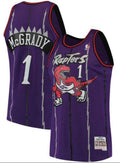 Men's Mitchell & Ness Tracy McGrady Toronto Raptors Purple 1998-99 Hardwood Classics Swingman Jersey - image 1